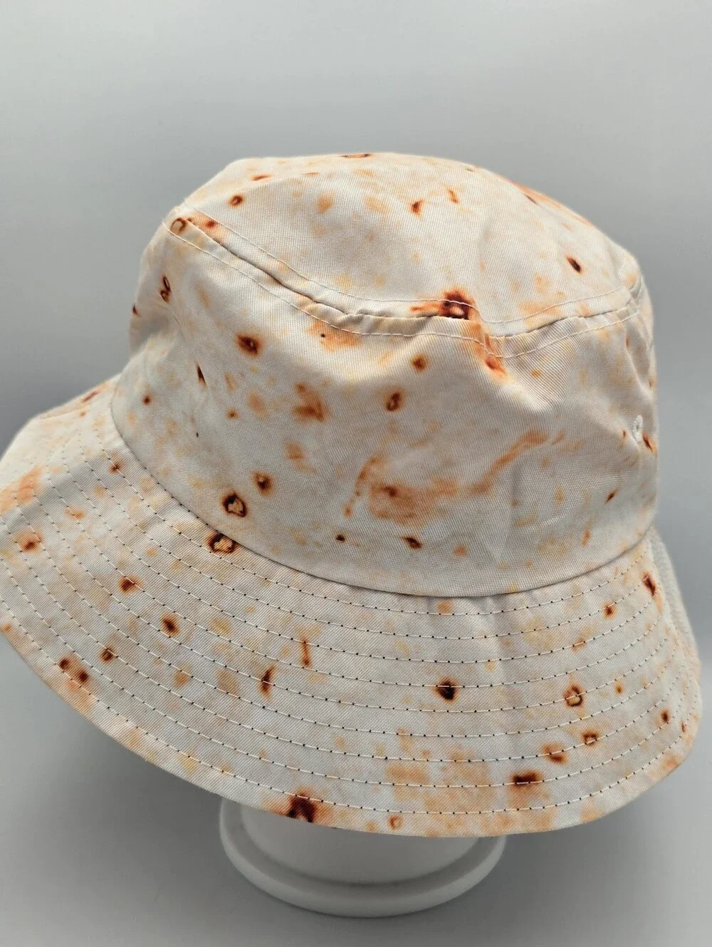 Unbranded Tortilla/Cracker Print Bucket Hat